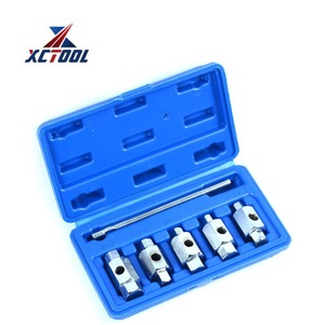 Jeu de clés de vidange à double extrémité, 6 pièces, 1/2 pouce, kit de réparation automobile, barre d'extension en acier allié incluse - Product Image 4