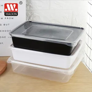 Rõ Ràng Pp Nhựa Tái Sử Dụng Tường Mỏng Container Lưu Trữ Nhựa Mỏng Container Bán Buôn BPA Free 1500ML1.5L