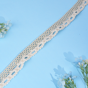 Bordatura in Pizzo all'<span class=keywords><strong>Uncinetto</strong></span> Personalizzabile, 100% Cotone e Pile, Morbida e Traforata, per Abbigliamento - Product Image 4