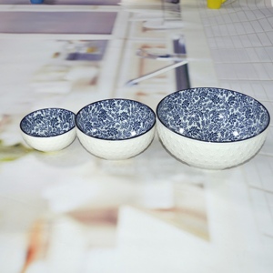 Bán Buôn Sang Trọng Thiết Kế Cổ Điển Dập Nổi Pad In Ấn Trung Quốc Phong Cách Gốm Sứ Bộ Đồ Ăn Tối Đặt - Product Image 3