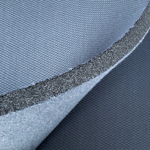 Tela de Esponja Compuesta de Poliéster Ligera y Ecológica con Diseño Jacquard Bird Eye, Revestimiento Laminado Suave y Duradero para Techo de Auto - Product Image 1
