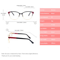 Lunettes rondes multicolores unisexes, accessoire de mode, sans bords, monture métallique optique