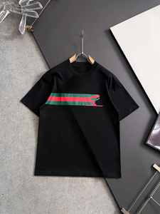 Camiseta de Verano 2026 para Hombre, Informal, Transpirable, 100% Algodón, con Estampado Vintage Gucci, de Manga Corta - Product Image 1