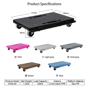 Carrito Multiusos Compacto, Modular, Silencioso, Portátil e Ideal <span class=keywords><strong>para</strong></span> el Hogar y la Oficina, Carrito de Transporte y Transpaleta - Product Image 6