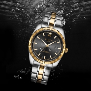 Reloj de Pulsera de Cuarzo Clásico para Parejas, con Correa de Acero Inoxidable, Luminoso, Resistente al Agua, con Calendario, Venta al Por Mayor - Product Image 5