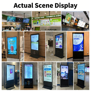 Layar Digital Signage Jaringan 65-inci yang Dipasang di Dinding - Tampilan Streaming Langsung FHD untuk Bisnis/Acara/Ritel/Promosi - Product Image 5