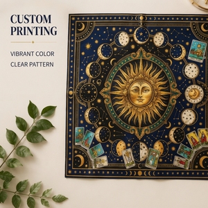 Écharpe carrée personnalisée 100% coton 50x50cm, bandana imprimé personnalisé, foulard pour le cou et la tête avec étiquette personnalisée, OEM - Product Image 2