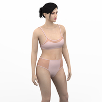 Dames Elegante Kanten Lingerie Bloemenborduurwerk Snel Droog En Duurzaam-Zachte Doorzichtige Bh En Panty Set