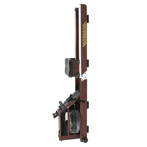 <span class=keywords><strong>Rameur</strong></span> d'intérieur en <span class=keywords><strong>bois</strong></span> facile à déplacer avec écran LCD et roues pour un usage domestique - Product Image 5
