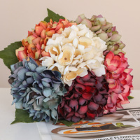 Buket Bunga Hydrangea Sutra Kecil Lolita Monet, Rangkaian Bunga Buatan, Dekorasi Pernikahan, Luar Ruangan, Hotel
