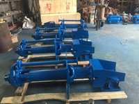 Pompe centrifuge verticale submersible abrasive pour boues, usage intensif, pour l'extraction minière et le traitement des liquides sous fosse