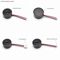 Buzzer piézoélectrique actif interne 23x11mm 12V DC, 90dB, alarme sonore continue à haut niveau sonore C2311-1230W110 OEM ODM
