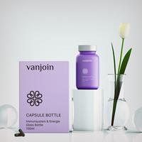 Boîte en papier de qualité alimentaire personnalisée de luxe, conteneur pour pilules, emballage de capsules, boîte en papier pour l'emballage de produits de santé