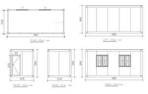 Trusted Manufacturer Ready Made 20ft 40ft Flat Pack Container House Removable Cheap Prefab <strong>Van</strong> High Quality <strong>for</strong> <strong>Sale</strong> - Product Image 4
