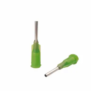 Custom 13G 1/2 Inch Threaded Plastic Stainless Steel For Glue Tip With Dispensing Needle