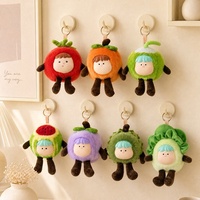 Groothandel pluche speelgoed Kawaii pluche sleutelhangers speelgoed pluche fruit speelgoed pluche sleutelhangers speelgoed voor kinderen