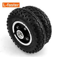 Roues de Skateboard électrique tout-terrain, roues à double entraînement de planche à roulettes, poulie de 5M 72 dents, 8 pouces, Dual 200x50