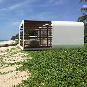 Petite cabine extérieure en bûches préfabriquées, hangar pliable, maison modulaire, Pack plat, hôtel, conteneur préfabriqué, maison Mobile, cabine - Product Image 5