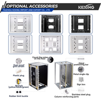 KEXING ESD - Estante de Almacenamiento Ajustable para PCB, 400x320x563mm, 10^4-10^6 Ohm, PP Conductivo, Certificado RoHS, 50 Unidades, Personalizable