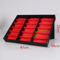 Lmamba Offre Spéciale Vente en Gros et au Détail Présentoir de Magasin Boîte de Rangement Plateau Vitrine Pliable pour Lunettes de Soleil