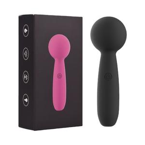 <span class=keywords><strong>XX</strong></span> Hot femmes Mini vibrateur baguette personnelle corps <span class=keywords><strong>Massage</strong></span> jouet pour dos douleur musculaire récupération Silicone petite ampoule AV masseur - Product Image 5