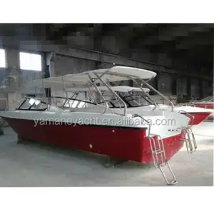 8.8m open canopy hard top fiberglass passenger boat