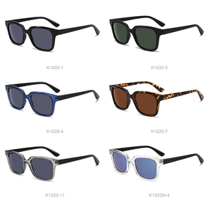 نظارات شمسية جديدة للأطفال بتصميم عصري، نظارات شمسية كلاسيكية ملونة بحماية UV400، إطار مربع، نظارات شمسية مستقطبة للأطفال - Product Image 1