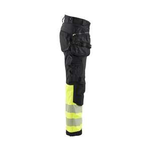 BLAKLADER - 711425139933D25 Pantalón Softshell Hi-Vis Mujer Negro/Amarillo-EAN 7330509879948 ROPA DE TRABAJO DE 2017 - Product Image 3