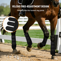 Protège-jambes pour chevaux personnalisés en néoprène, anti-collision, équipement professionnel pour chevaux, élasticité réglable, respirant