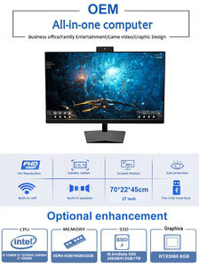 Precio de fábrica 24 pulgadas All-in-One PC <span class=keywords><strong>Core</strong></span> i5 <span class=keywords><strong>12400F</strong></span> 32GB 1TB SSD Win 11 AIO PC Gaming RTX3060 8GB All in One PC Gaming Computer - Product Image 5