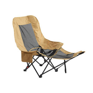 Chaise de pêche pliable portable, respirante, sans installation, avec <span class=keywords><strong>extension</strong></span> repose-pieds, pour la plage, le bureau <span class=keywords><strong>et</strong></span> les loisirs - Product Image 5