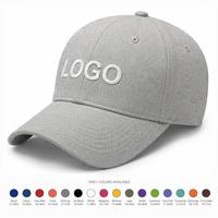 Casquettes de baseball personnalisées 100% coton, 6 panneaux structurés, broderie de logo, chapeaux de sport, casquettes d'équipe en gros, OEM