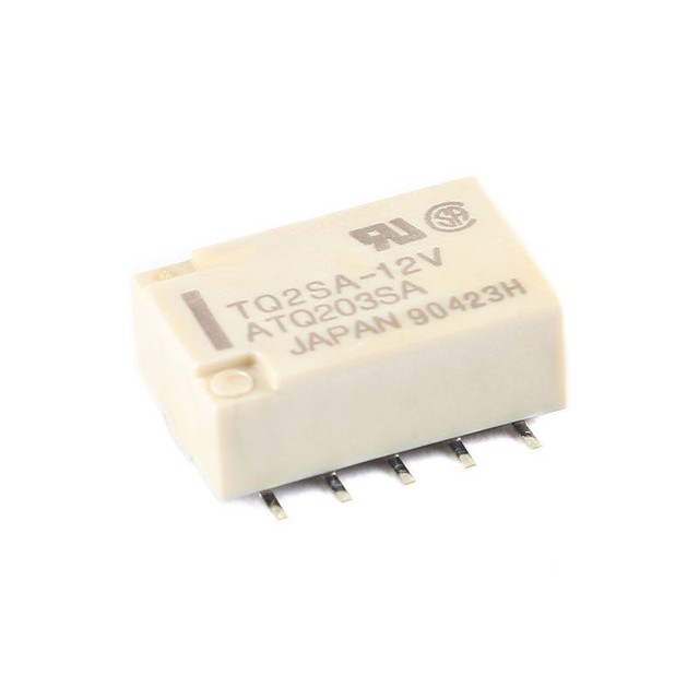 TQ2SA-12VDC New Original Low Signal Relays 12VDC 2A DPDT(14x11.5x5.6)Mm SMD SOP10 TQ2SA-12V ATQ203SA Relay