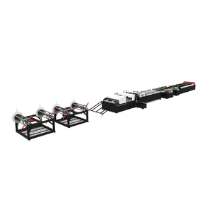 Línea de Producción Automática de Conductos de Aire con Formación de Ductos Cerrados Cuadrados, Flanqueado de Placa TDF Común, Bobina de Chapa Galvanizada para HVAC - Product Image 1
