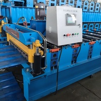 Máquina laminadora de placa metálica Máquina prensadora de tejas para paneles de techo LBR Máquina de fabricación de cartón corrugado 686