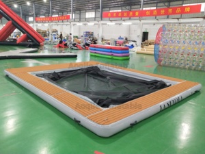 Quai gonflable Plate-forme flottante Coussin Plate-forme de loisirs <span class=keywords><strong>Jet</strong></span> d'eau <span class=keywords><strong>Ski</strong></span> <span class=keywords><strong>Grand</strong></span> quai flottant Île Radeau - Product Image 3