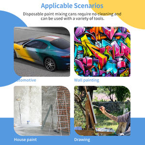 385ml 680ml 1370ml 2250ml di vernice tazza di plastica per misurare la miscela rapida tazze - Product Image 6