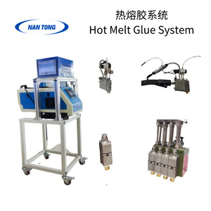 Système de pistolet à colle thermofusible Nantou 115x60x140cm, machine à coller automatique pour boîtes en carton et scellage de cartons - Product Image 4