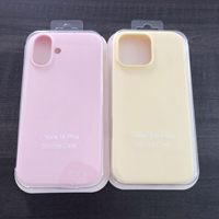 Coque de téléphone en silicone pour iPhone 16 Pro Max 15 Plus 14 13 12 11, protection intégrale anti-chute avec emballage