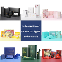 Boîtes à tiroirs en carton rigide noir personnalisées de luxe, avec logo, poignée pliable, emballage cadeau pour montre