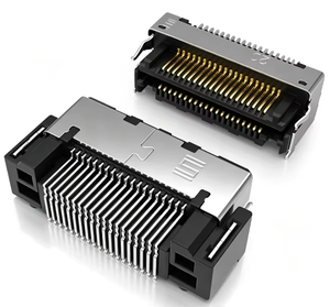 Conector SMD de placa a placa Samtec LSEM‑120‑03.0‑L‑DV‑A‑N‑K‑TR Razor‑Beam, paso de 0.8mm, 40 pines, altura de apilamiento de 3.0mm, autoenganchable - Product Image 1