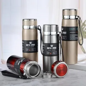Thermos intelligent en acier inoxydable de 1000 ml, bouteille isotherme avec couvercle en métal - Product Image 2