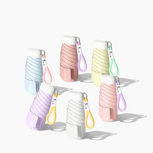 Vente en gros de grandes quantités de mini parapluies pare-soleil de poche 6 fois résistants aux UV avec plusieurs couleurs disponibles - Product Image 1