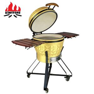 KIMSTONE Horno de Barbacoa de 24 Pulgadas, Parrilla para Pizza, Ahumador de Carbón, Kamado, <span class=keywords><strong>Asador</strong></span> de Carbón, Parrilla Comercial para Interiores, Parrilla China - Product Image 3