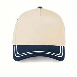 Gorra de Béisbol Personalizada de 5 Paneles de Algodón, Estructurada, con Logotipo Bordado e Impreso en la Parte Delantera - Product Image 4