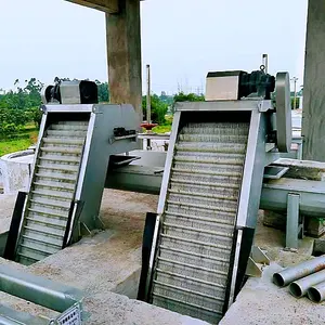 Filtre à boues Unité de traitement des eaux usées Écran de barre mécanique Grilles mécaniques