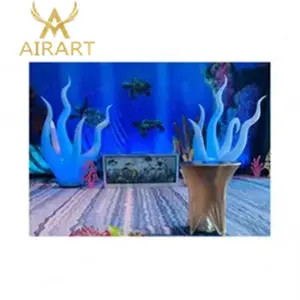 Ocean Theme Show Stage Decoration Prop Inflatable Lighting Coral