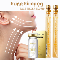 Pas d'aiguille nana levage serrer visage dieu soie protéine collagène fils kit
