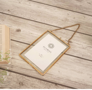 ขายดีแก้วและทองเหลืองตกแต่งแขวนกรอบ5x7เหมาะสำหรับความคิดสร้างสรรค์ผนังแสดงผลโต๊ะทำงานหรือตกแต่งภายในบ้าน - Product Image 3