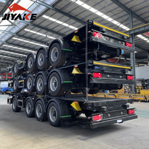 <span class=keywords><strong>Semirremolque</strong></span> Portacontenedores de Acero de 40 pies SINOTRUK, Remolque Esquelético Hidráulico Automatizado para Transporte, Capacidad de Carga >30000 kg, <span class=keywords><strong>Eje</strong></span> de 13 Toneladas - Product Image 6